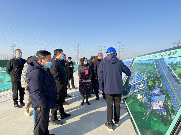 2月14日上午，相山区人大常委会调研组，来到相山经济开发区第二污水处理厂，查看项目建设进度情况2.jpg